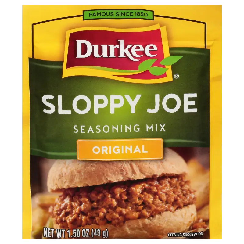 Durkee Sloppy Joe Seasoning 1.50 oz. - Spices and Herbs