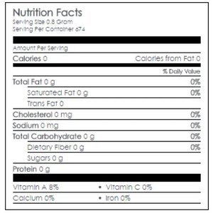 Nutritional Information 