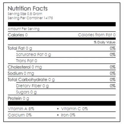Nutritional Information