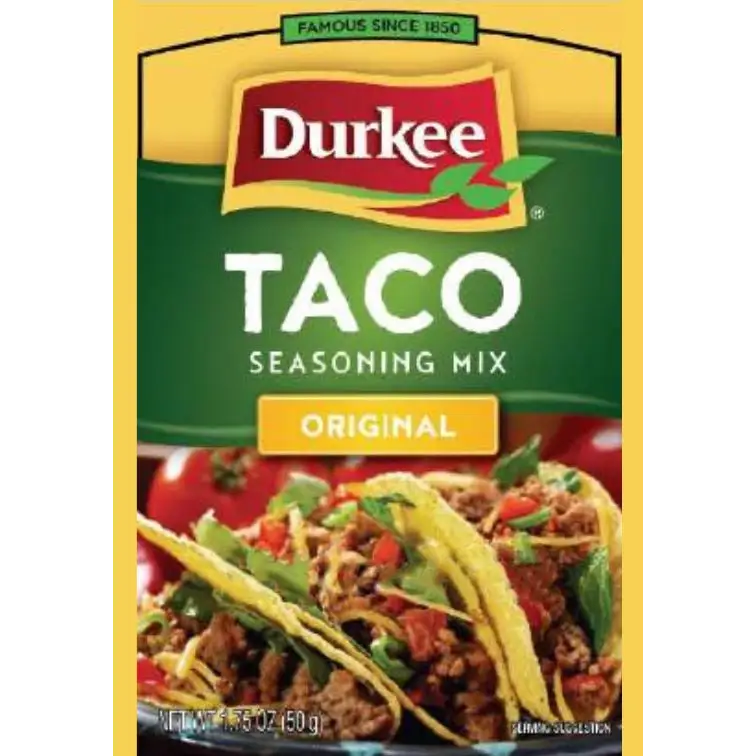 Durkee Taco Seasoning, 1.12 oz