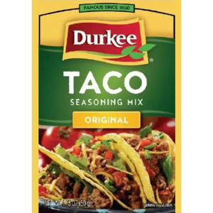 Durkee Taco Seasoning, 1.12 oz