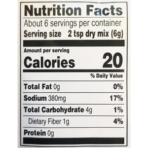 Nutritional Information