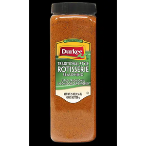 Durkee Traditional Style Rotisserie Seasoning, 25 oz