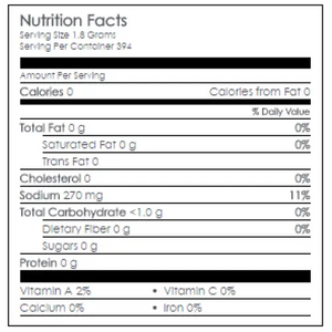 Nutritional Information