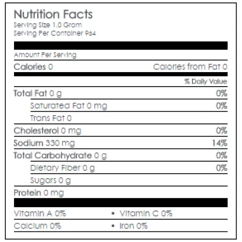 Nutritional Information