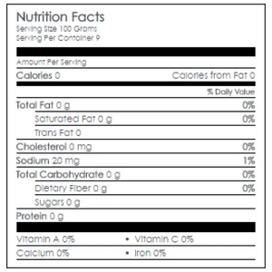 Nutritional Information