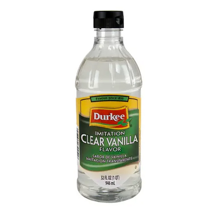 Durkee Vanilla Imitation Clear, 32 oz