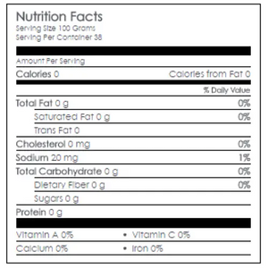 Nutritional Information