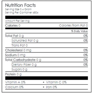 Nutritional Information