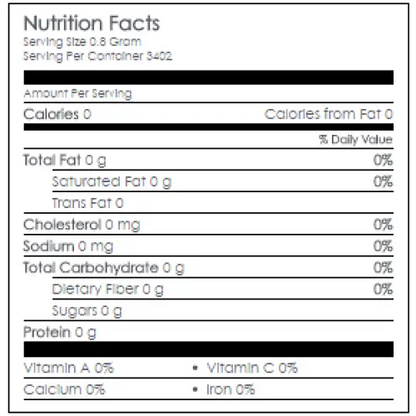 Nutritional Information