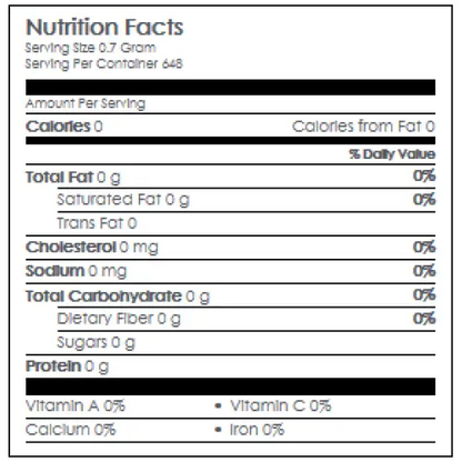 Nutritional Information