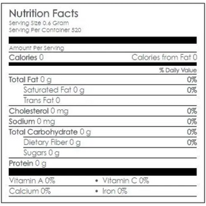 Nutritional Information 