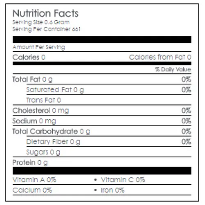 Nutritional Information