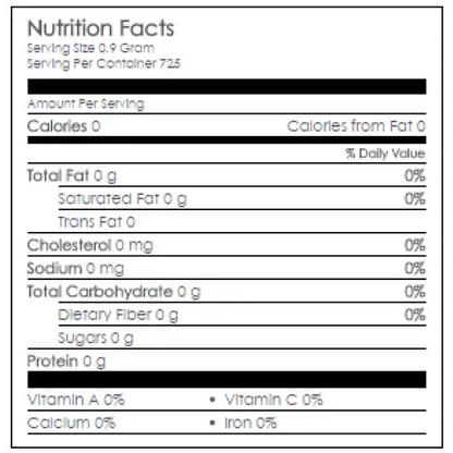 Nutritional Information
