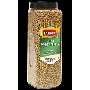 Durkee Pepper, White Whole 21 oz