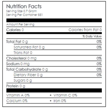 Nutritional Information