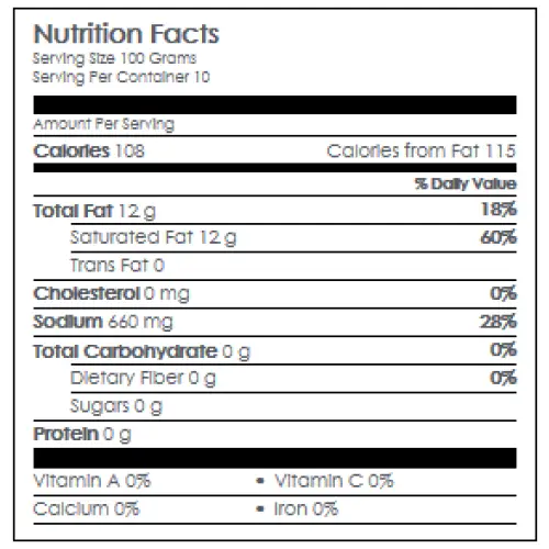 Nutritional Information