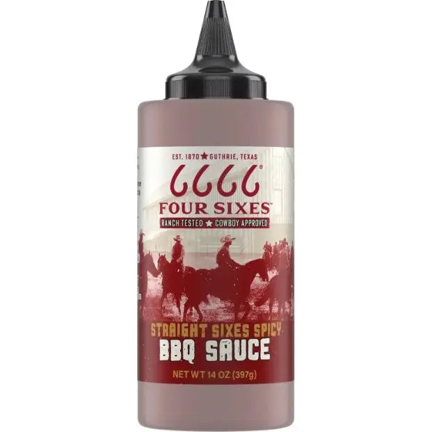 Four Sixes, 6666, Straight Sixes Spicy BBQ Sauce, Yellowstone