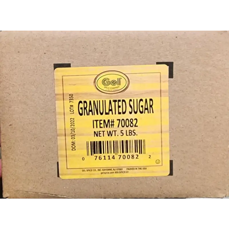 Gel Extra Fine Granulated Sugar 5 lbs.