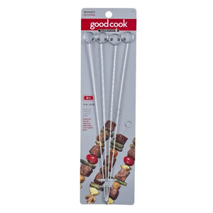 Good Cook 12 Inch Metal Skewers 4 Count