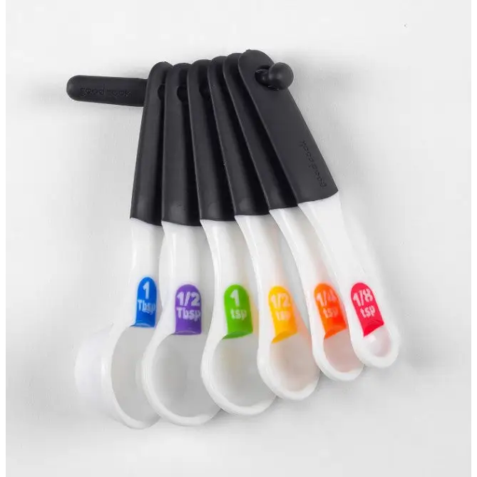 Good Cook 6 Piece Measuring Spoon Set w/ Never-Fade Measurements
