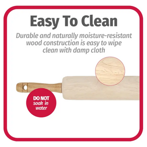 Good Cook Wood Rolling Pin