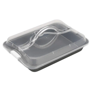 Good Covered Cake Pan with Handle 13’’ x 9’’