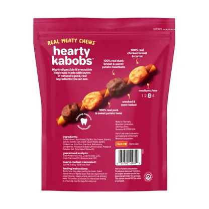 Hartz Oinkies Real Meaty Chews Hearty Kabobs 18 count