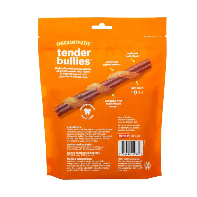 Hartz Oinkies Real Meaty Chews Tender Bullies 9.5 oz.
