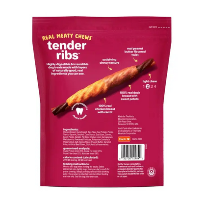 Hartz Oinkies Real Meaty Chews Tender Ribs 22 count