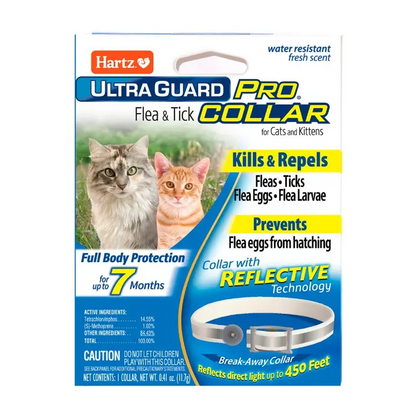 Hartz Ultraguard Pro Flea and Tick Collar for Cats and Kittens 1 collar
