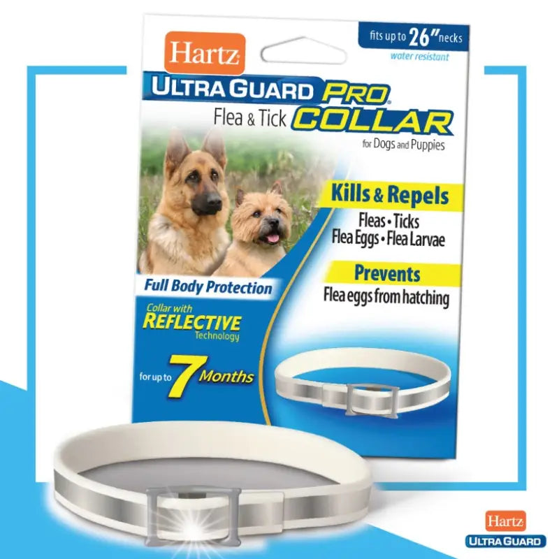 Hartz Ultraguard Pro Flea and Tick Collar for Dogs and Puppies 1 collar