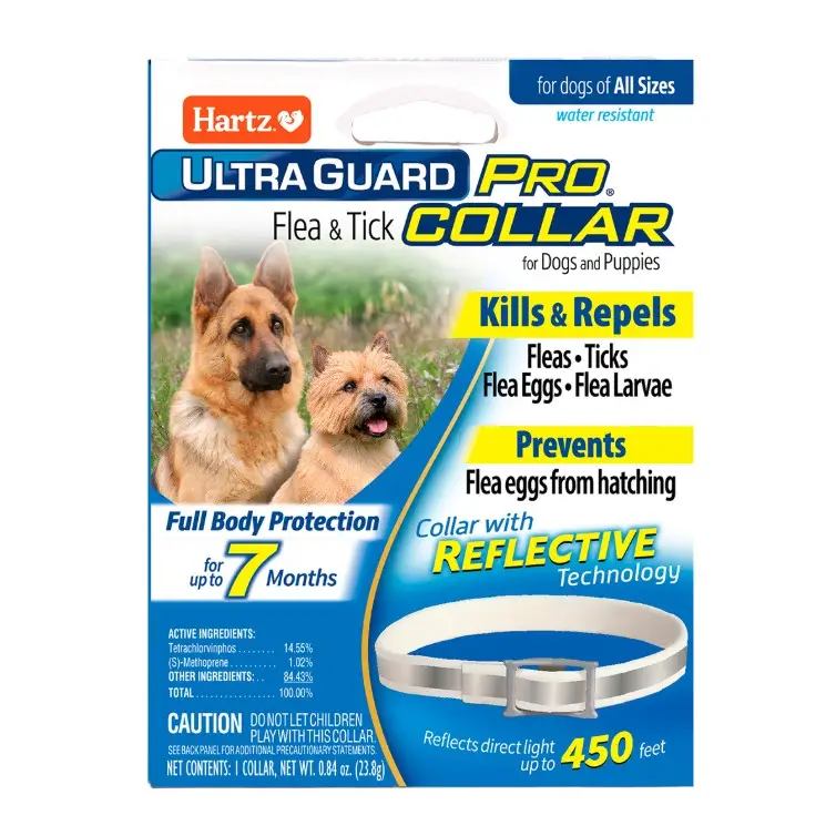 Hartz Ultraguard Pro Flea and Tick Collar for Dogs and Puppies 1 collar