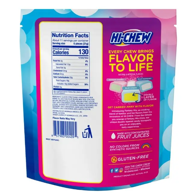 Hi-Chew Fantasy Mix Chewy Candy 11.65 oz Bag