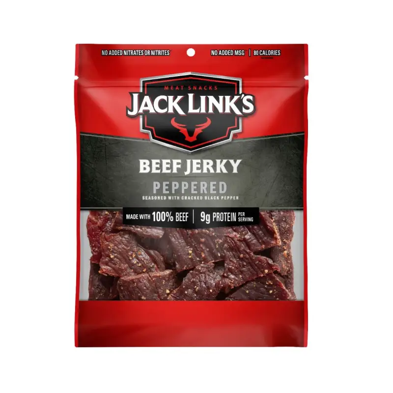 Jack Link’s Peppered Beef Jerky 3.25 oz. bag - Sweets N Snacks