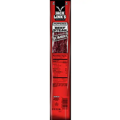 JACK LINK'S PEPPERED BEEF STEAK, 2 OZ.