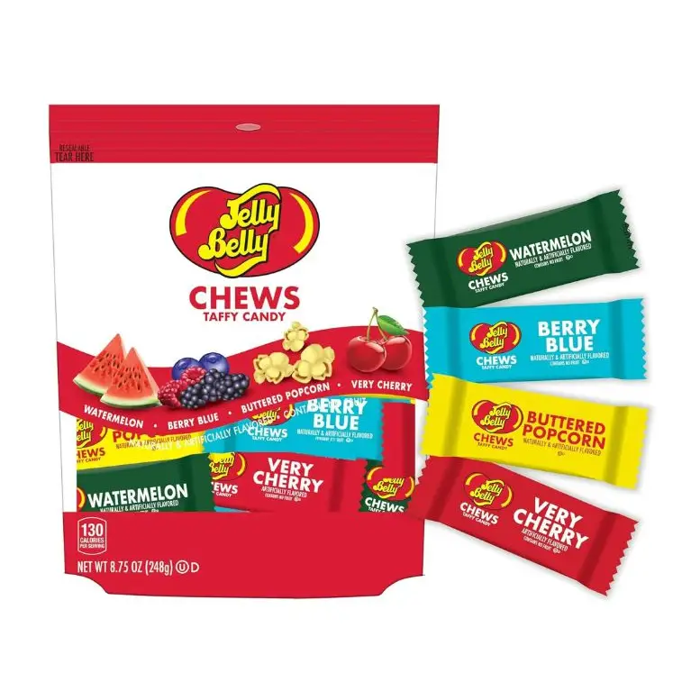 Jelly Belly Chews Taffy Candy 8.75 oz. bag