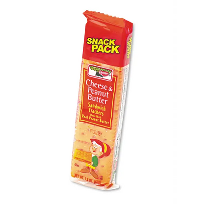 KEEBLER Cheese and Peanut Butter Sandwich Crackers 12 Pack