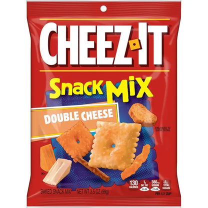 Keebler Cheez-It Snack Mix Double Cheese 3.5 oz. bag (Box of 6 bags)(57720) - Grocery