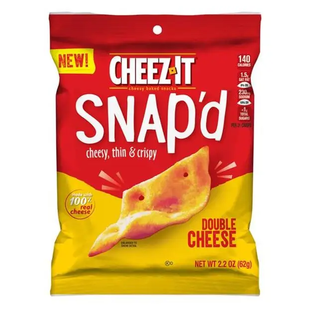 KEEBLER Cheez-It Snap’d Double Cheese 2.2 oz. bag