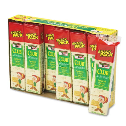 KEEBLER Club & Cheddar Sandwich Crackers 12 Pack (21163)