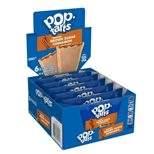 Kellogg’s Brown Sugar & Cinnamon Pop Tarts 6 Pack 12 Pastry Count