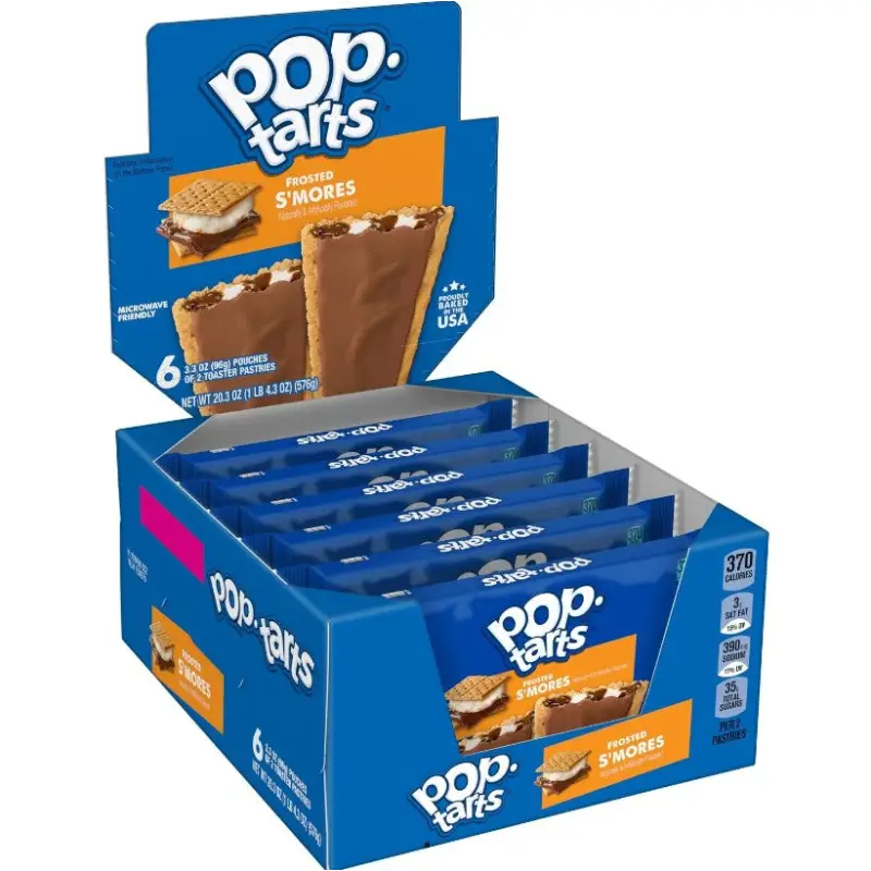 Kellogg’s Frosted S’mores Pop Tarts 6 Pack 12 Pastry Count