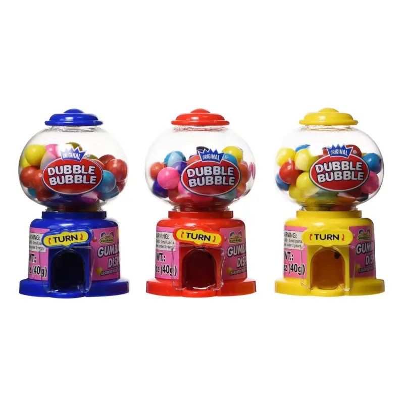 Kidsmania® Dubble Bubble Mini Gumball Machine (Pack of 12)