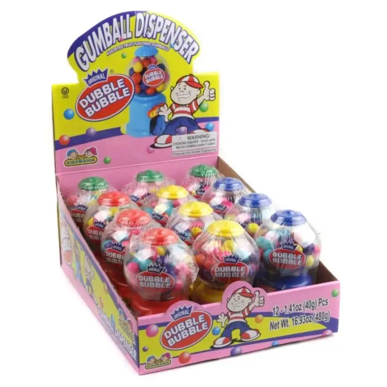 Kidsmania® Dubble Bubble Mini Gumball Machine (Pack of 12)