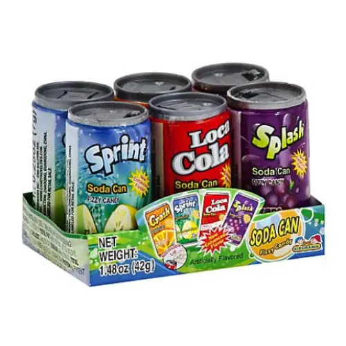 Kidsmania® Soda Can Fizzy Candy (Pack of 12)
