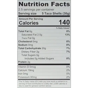 Nutritional Information