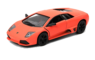 KiNSMART Diecast Matte Lamborghini - 1:36 Scale, 12 Pack (274694)