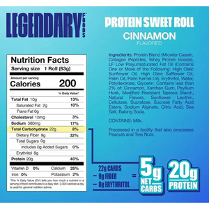 Legendary Cinnamon Roll Protein Pastry - 8 pack box