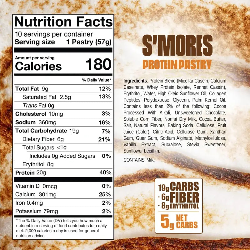 Legendary S’mores Protein Pastry - 10 Pack Box